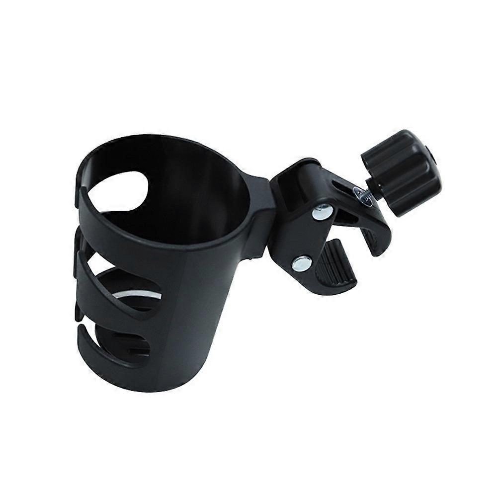 Black Stroller for Convenient Drink Holding