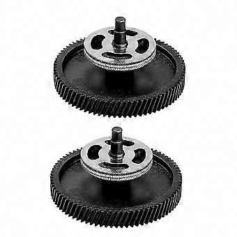 2PCS Hardened Steel Dual Extruder Gears Gear Kit Compatible with Bambu Lab H2D 3D Printer