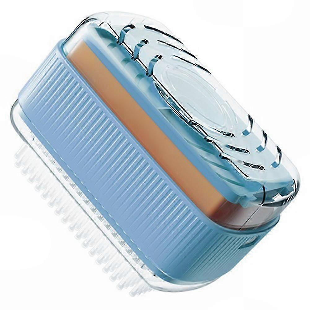 Portable Soap Box with Drain, Multifunctional Roller Bubble Dispenser