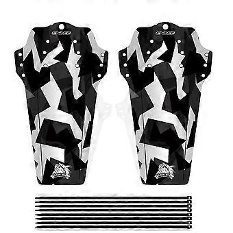 2PCS Parafanghi per bici Pneumatico anteriore / posteriore Ruota Parafango Mountain Bmx Road Bike Wings Accessori per ciclismo Parafango per bicicletta