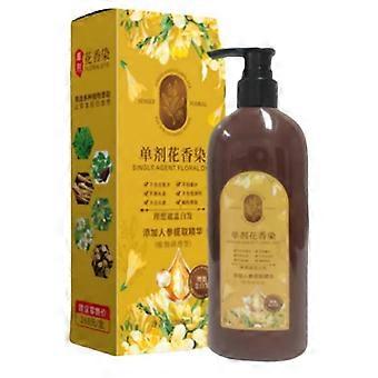 Plant-Based Nourishing Hair Dye, Long-Lasting Gray Coverage, Floral Fragrance