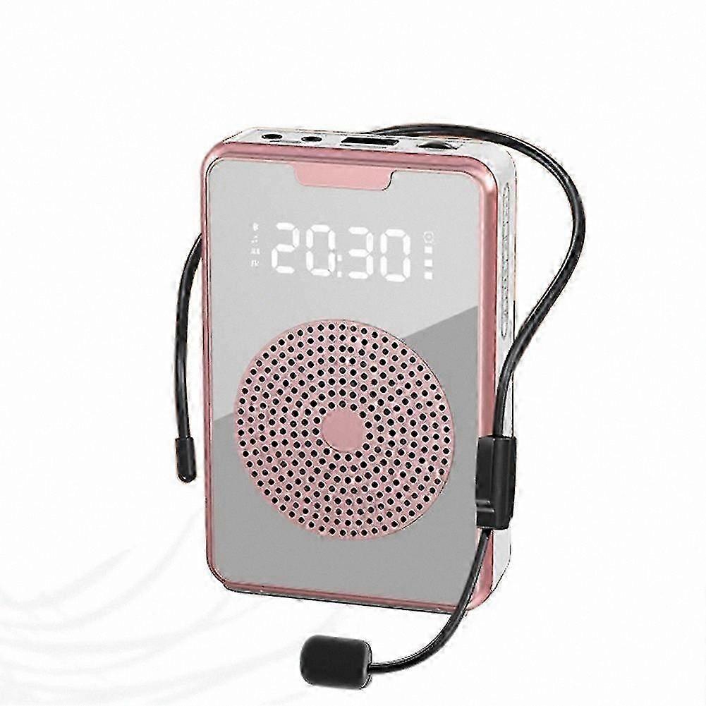 Rechargeable Portable Speaker with Microphone Headset for Teaching and Training Use