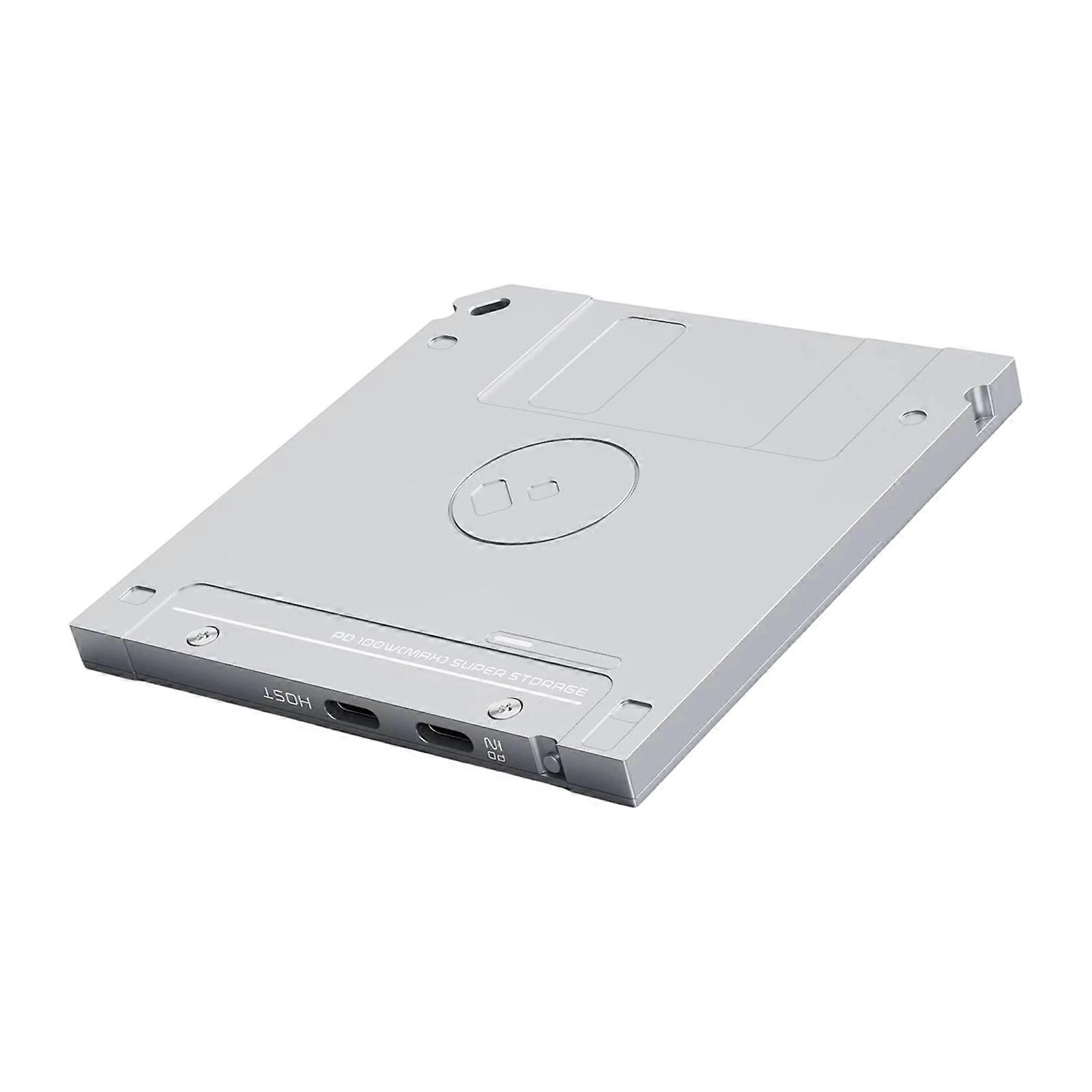 10 Gbps M.2 Drive Enclosure with Button Write Control, Separate Data and Power Layout, Plus UASP and TRIM Support Multicolor