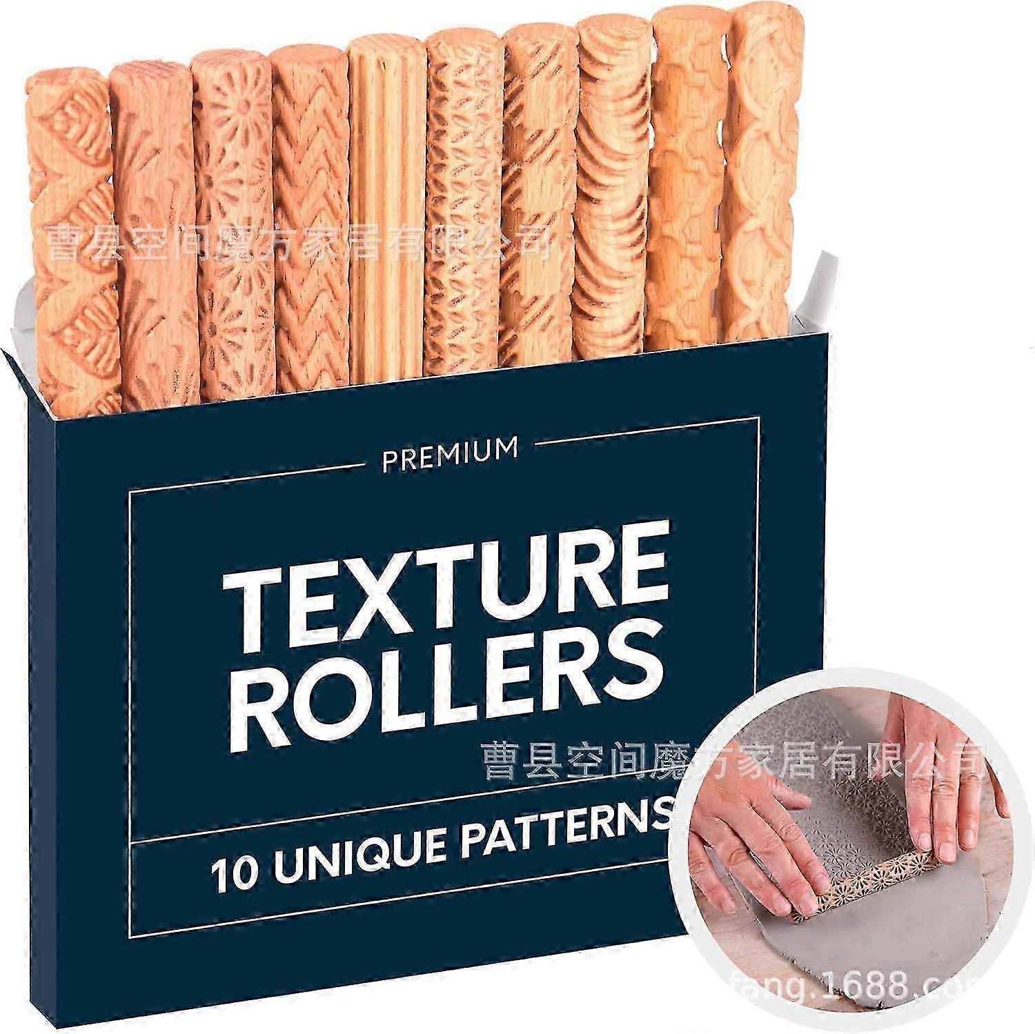 Craft Clay Texture Roller Assortment
