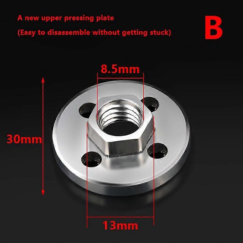 1Pc Angle Grinder Pressure Plate Inner Outer Flange Nut Quick Release Locking Hexagon Nut Power Tools Accessories