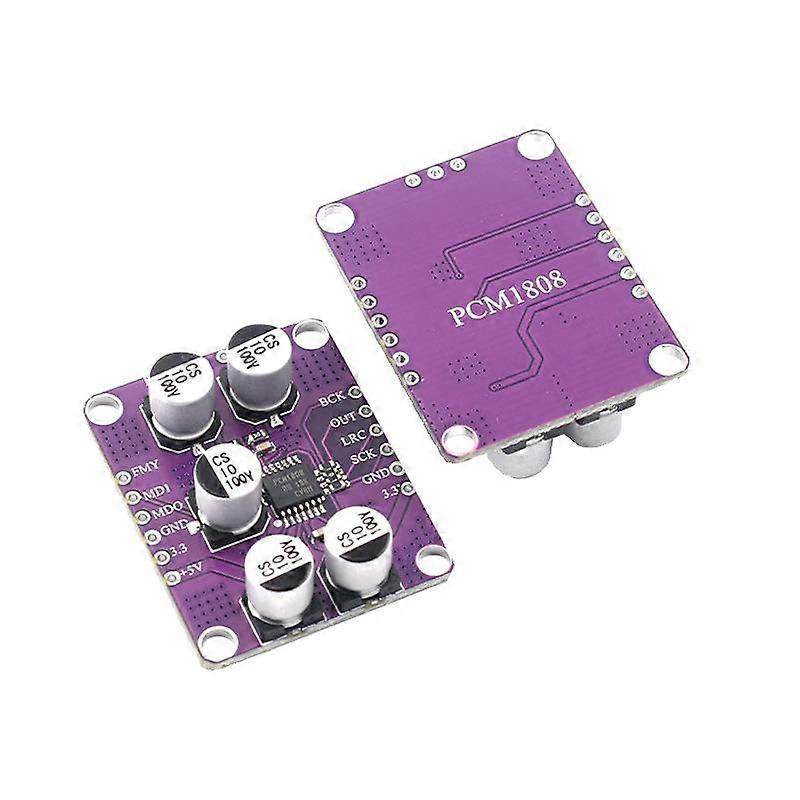 Pcm1808 105Db Snr Audio Stereo Adc Single-Ended Analog-Input Decoder 24Bit Amplifier Board Player Module