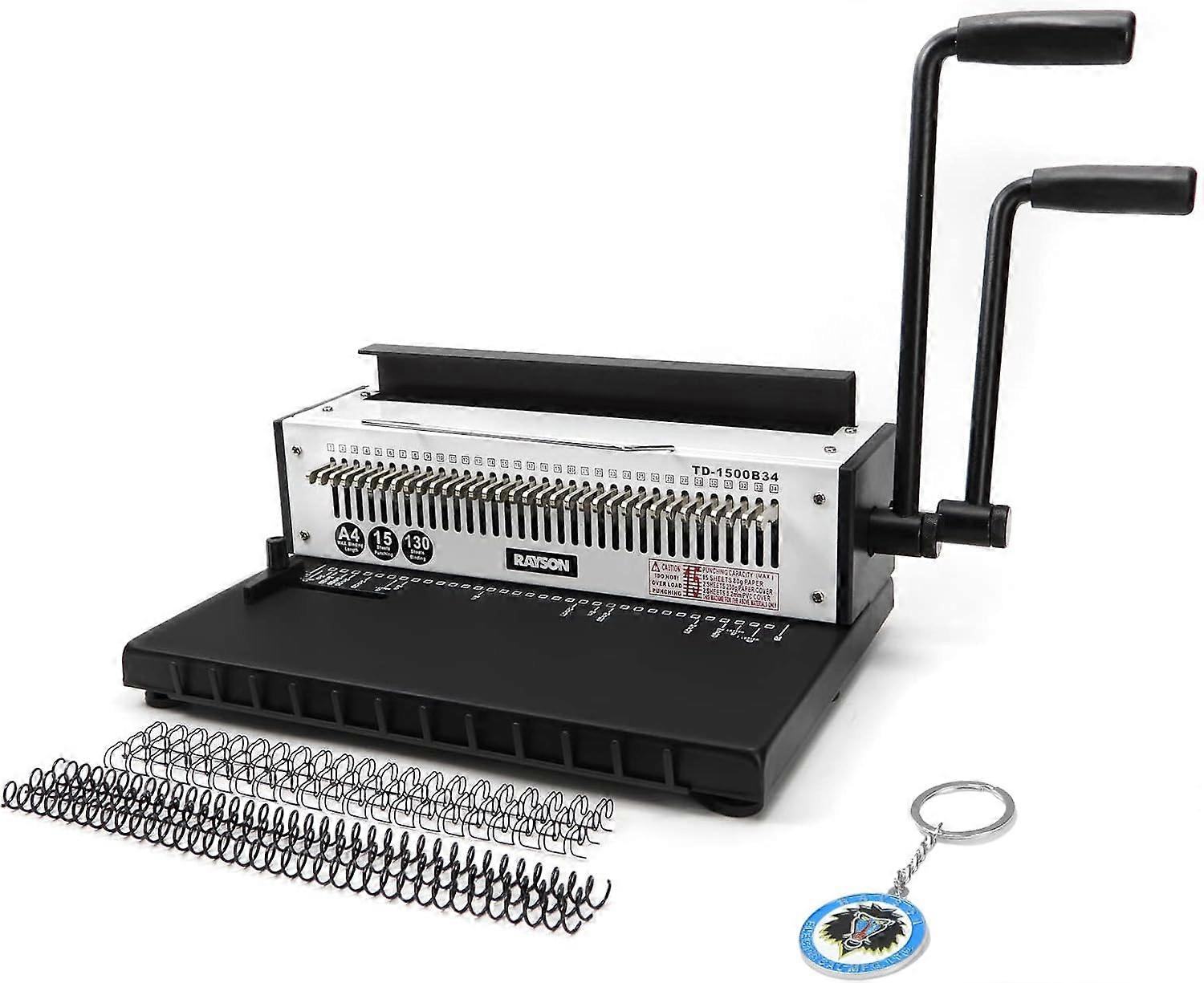 Metaaldraad bindmachine voor documenten en rapporten
