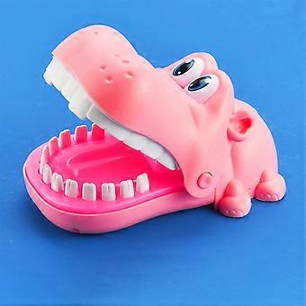 Pink Dinosaur Biting Finger Game Funny Desktop Toy for Kids and Adults Interactive Party Gift