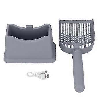 Electric Cat Litter Scoop Strong Vibrating Rechargeable Quiet Operating Portable Cordless Cat Litter hwy