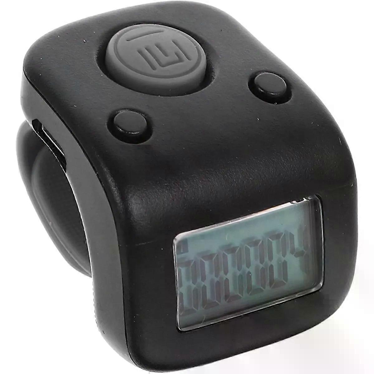 Digital Counter Type C Rechargeable Silicone Black