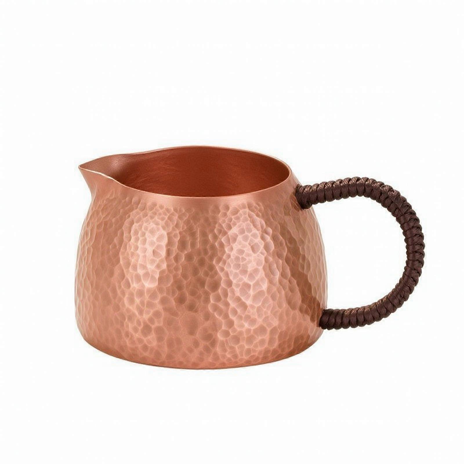 Hammered Copper Tea Serving Cup Cups Elegant