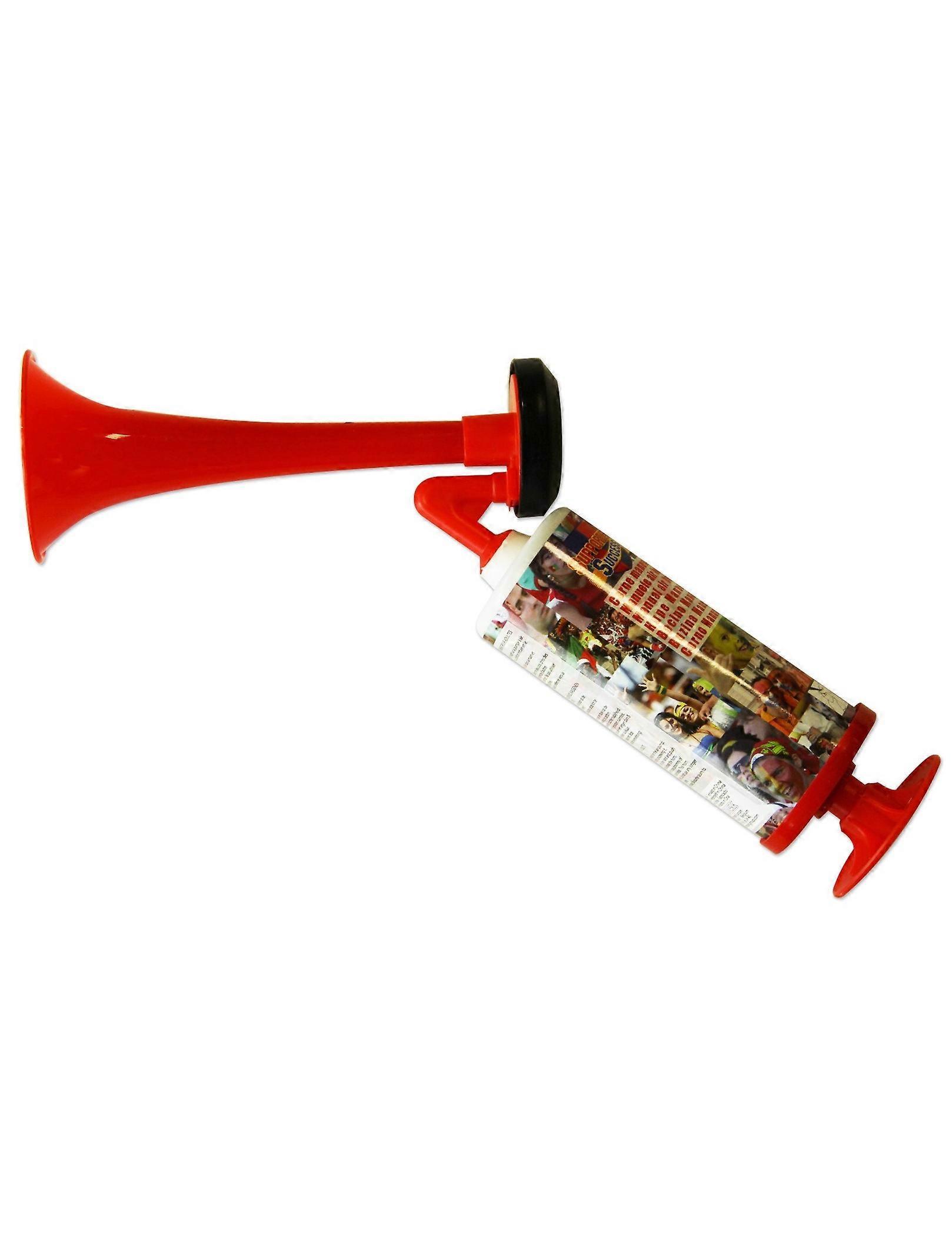 Manual foghorn supporter