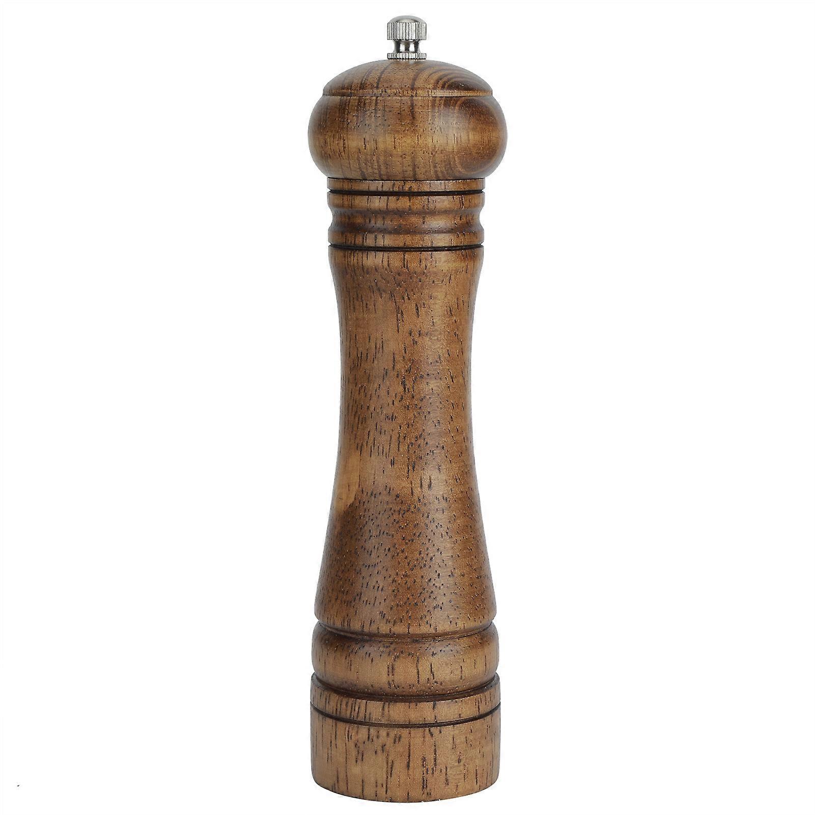 Manual Oak Pepper Mill Ceramic Burr