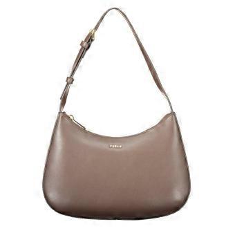 Braune Ledertasche für Damen von Furla.