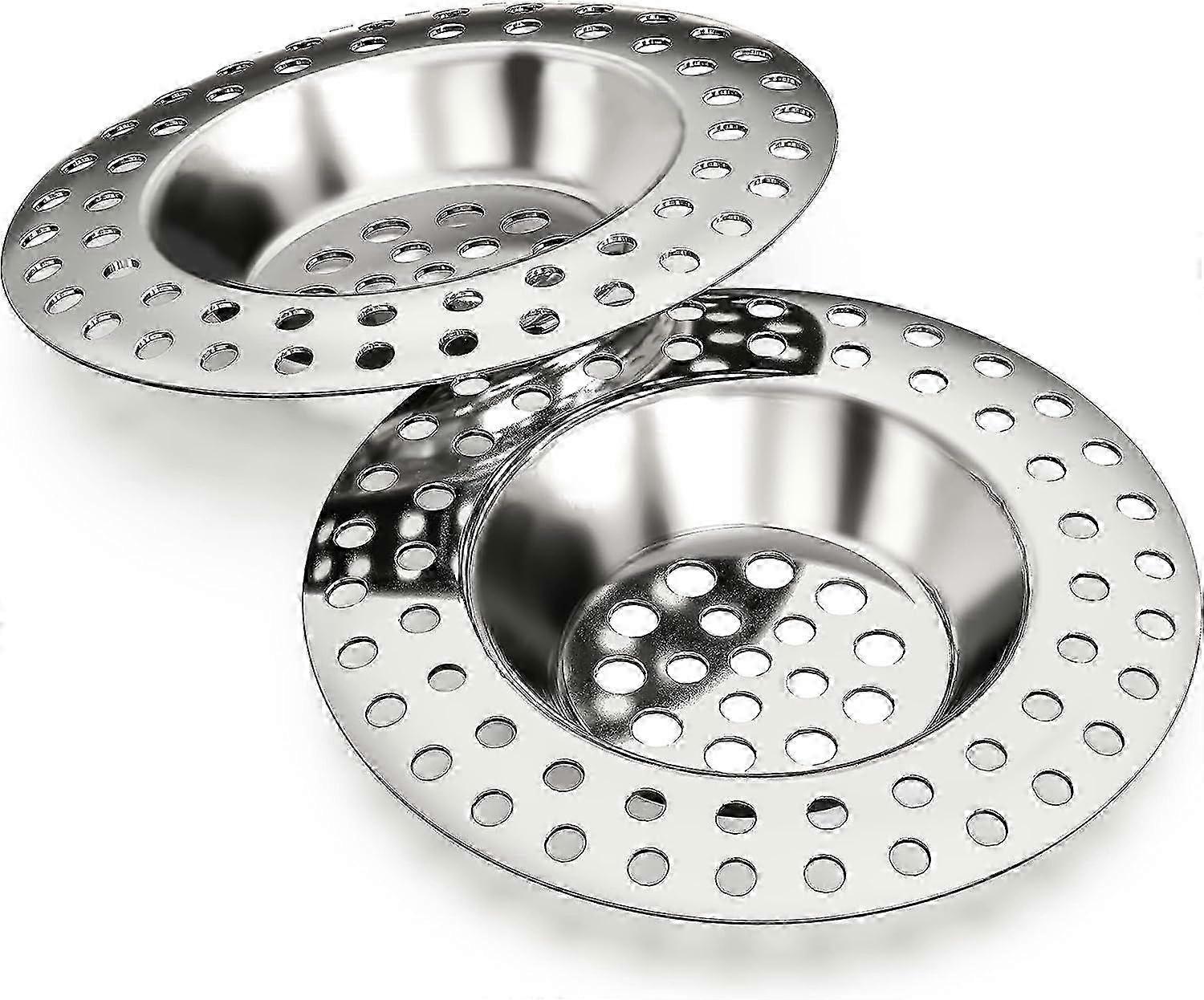 2-Pack Kitchen Sink Strainer Set, Universal Drain Filter, Grid & Shower