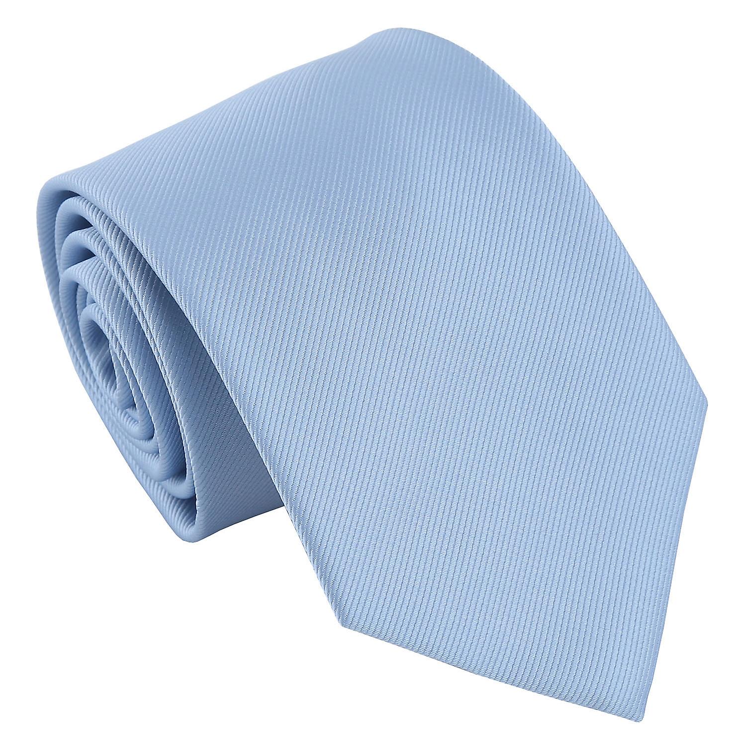 Dusty Blue Plain Twill Tie