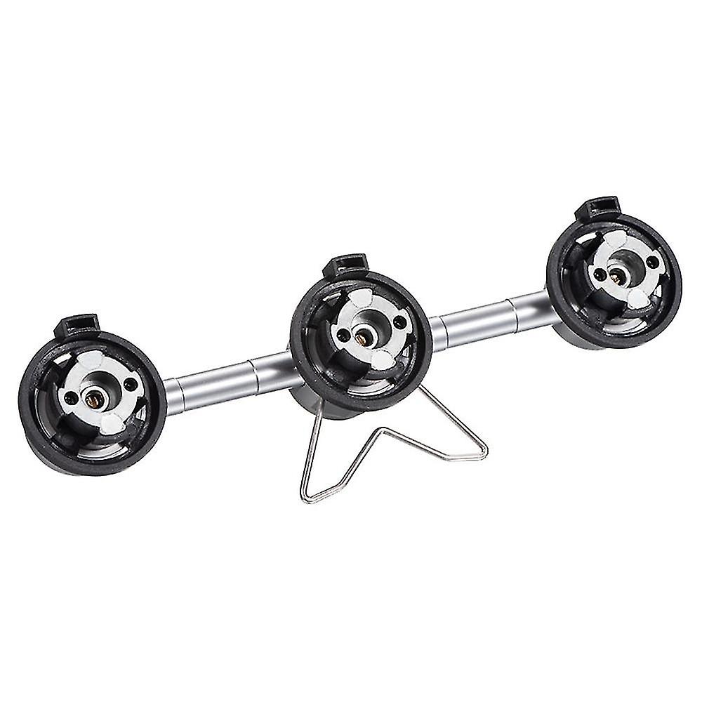 Three Supply One Flat Gas Burner Head Long Gas Adapter