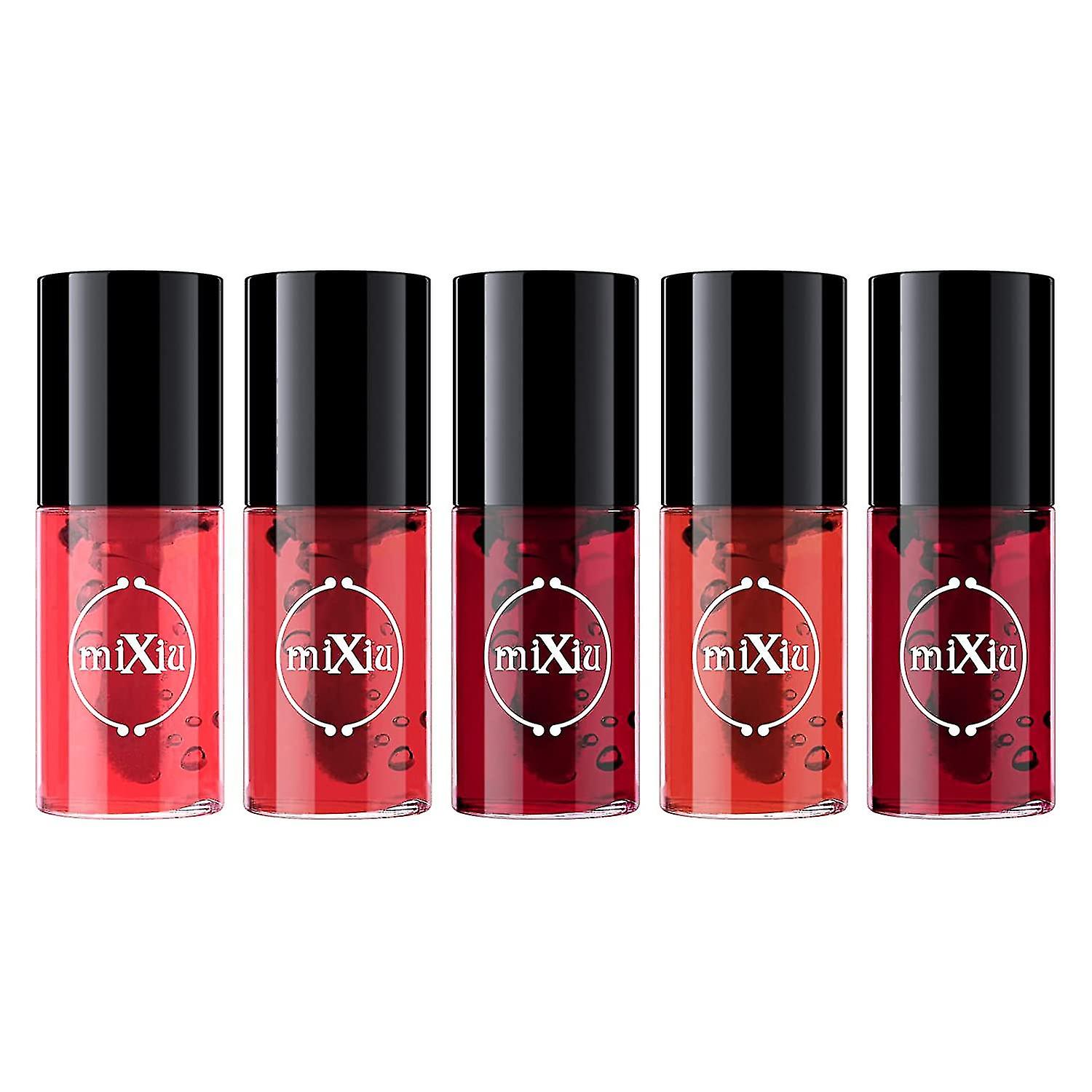 5 farver læbefarve plet sæt, blusher vandfarve makeup, læbeplet vandtæt langvarige læber til piger kvinder