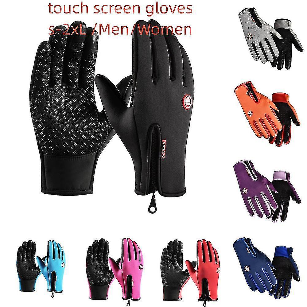 Thermal Windproof Waterproof Winter Gloves Touch Screen Warm Mittens Men Women
