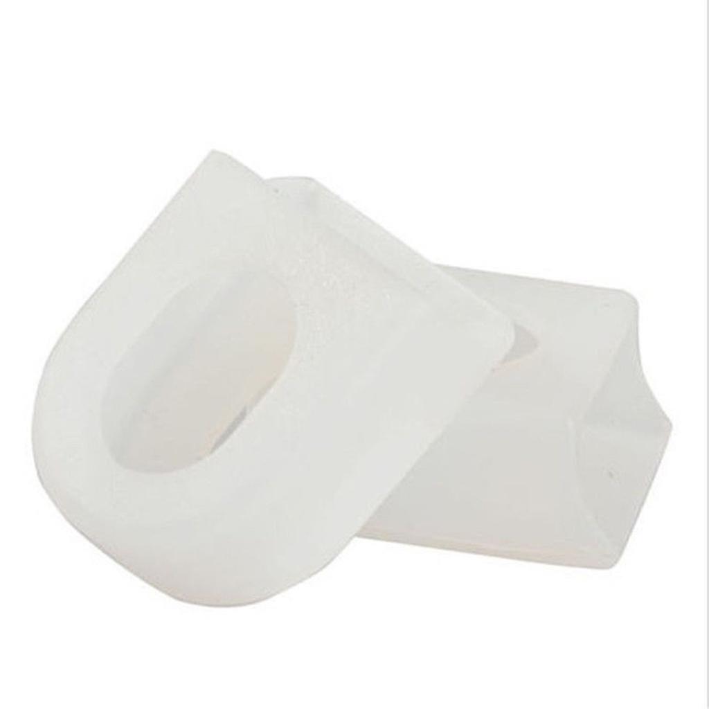 2x Mountain Bicycle Crankset Protector Crank Sleeve Protective Cover Clear