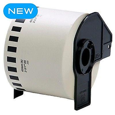 Brother Dk-22205 Dh22205 Compatible Paper Tape Roll - 62mm X 30.48m - Continuous [5 Pack]