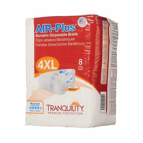Principle Business Enterprises Unisex Adult Incontinence Brief Tranquility, Count of 8 (Pack of 6)