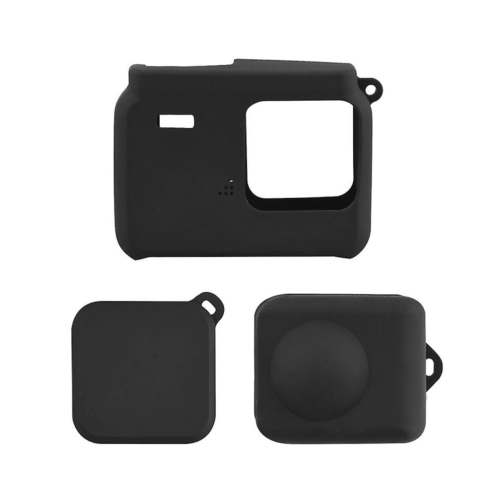 Silicone Case For Insta 360 One R Twin Edition Action Camera Protective Accessories 4k Angle 360 Anti-fall Dust-proof Lens Cover