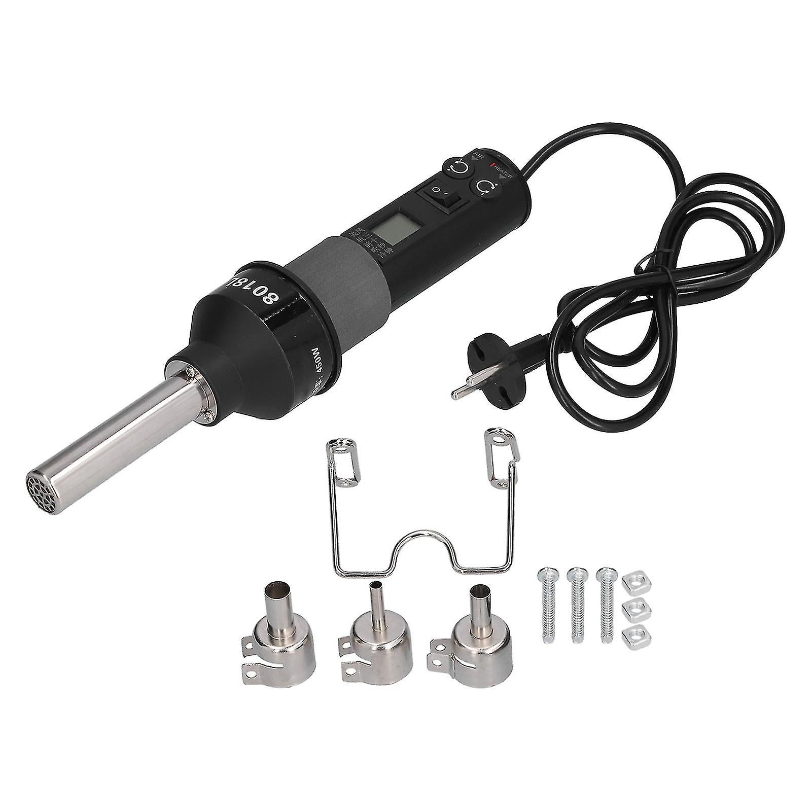 Portable Hot Air Gun Electronic Adjustable Temperature Controlled Heat Guns For Weldingeu Plug 250v