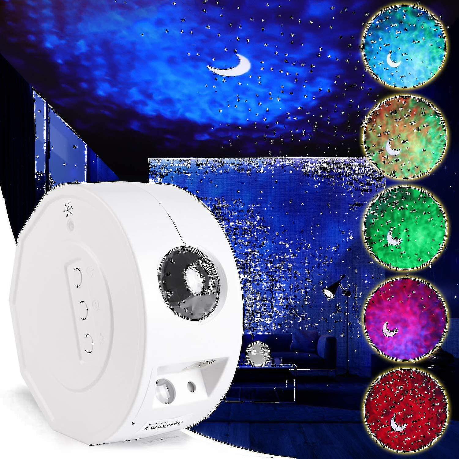 Led Projector Night Light,acsergery Projector With Colorful Nebula Cloud/ocean