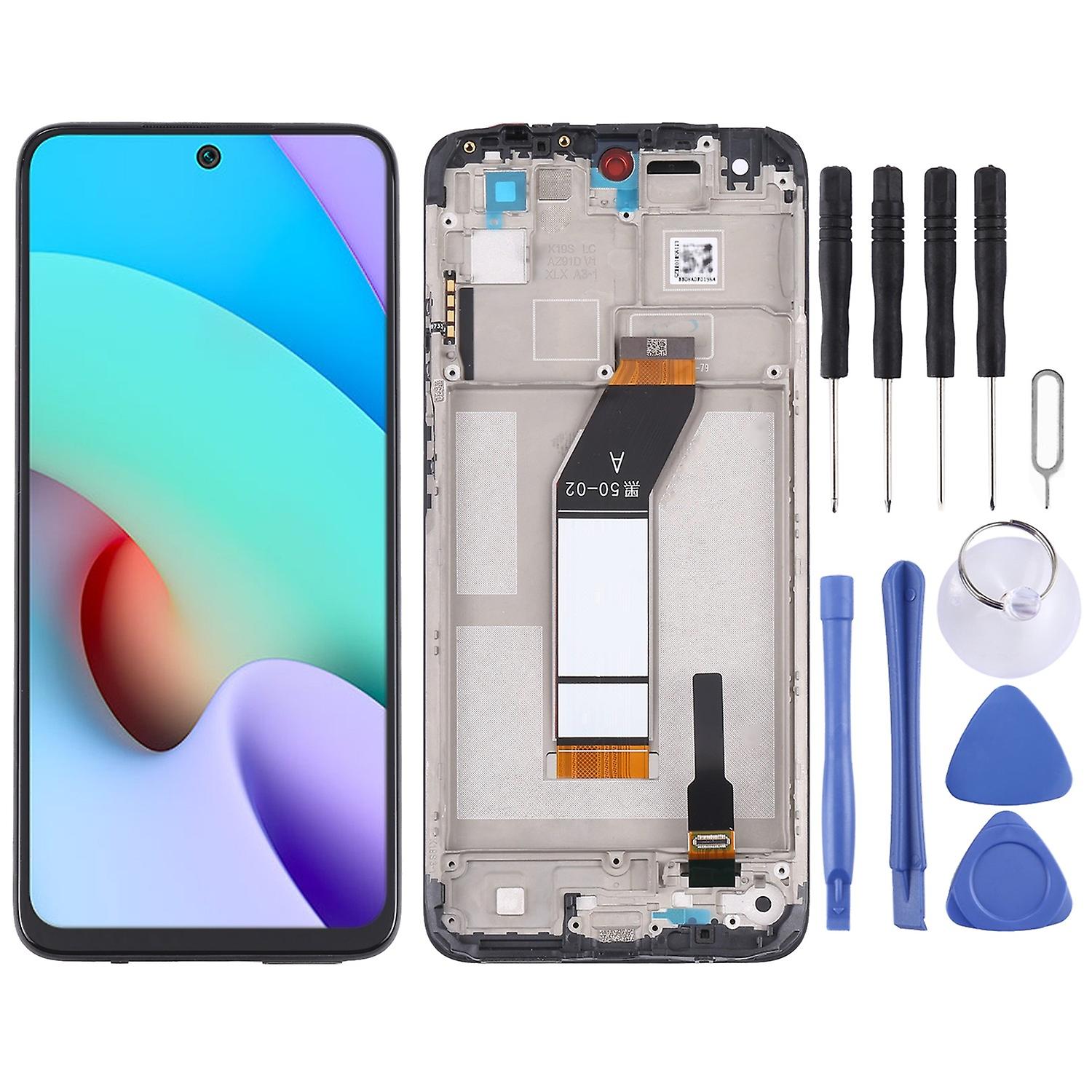 LCD Screen for Xiaomi Redmi Note 11 4G 21121119SC Digitizer Full Assembly with Frame