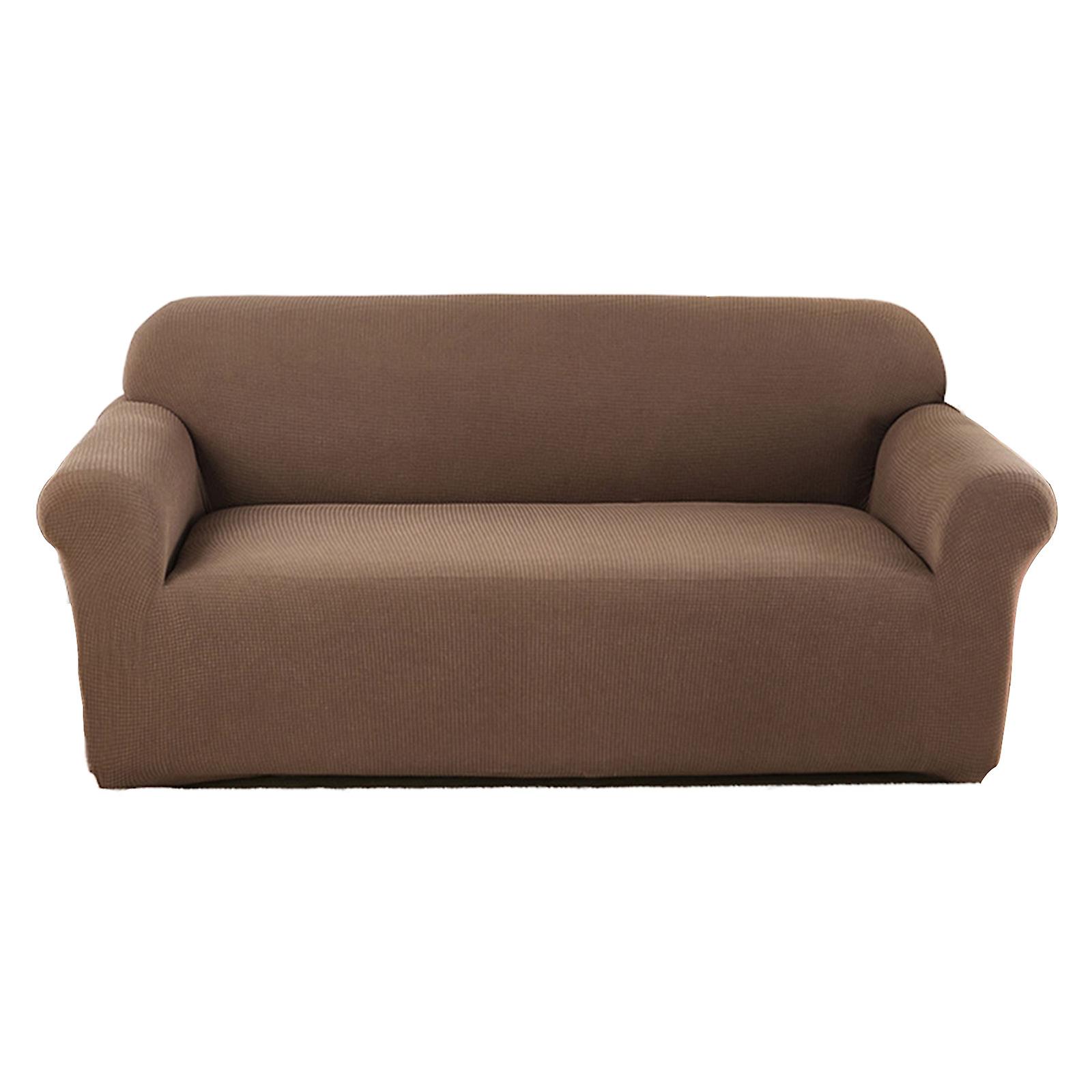 Capa de sofá stretch 3 lugares elástica capa de sofá com braços, Jacquard Couch Cover antiderrapante lavável sofá capa protetor para cães animais de estimação, 100% novo