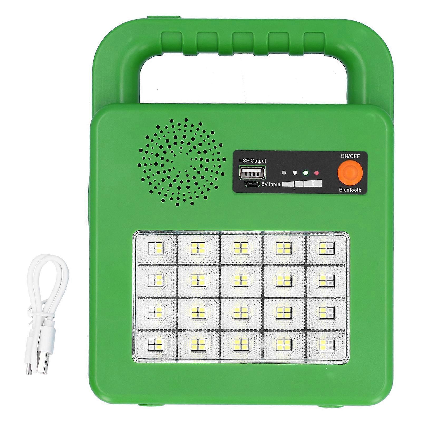 Lampe de camping rechargeable à batterie, radio à manivelle à dynamo solaire, lampe de travail solaire portable, pour la préparation aux situations d’urgence, l’utilisation à domicile, le camping, avec