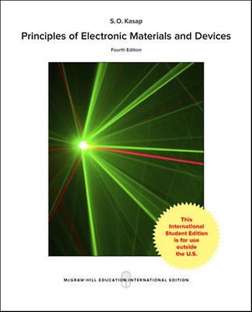 Principles Of Electronic Materials And Devices by Safa Kasap Paperback Book