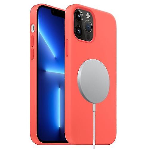 For Iphone 13 Pro Magsafe Liquid Silicone Full Coverage Phone Case