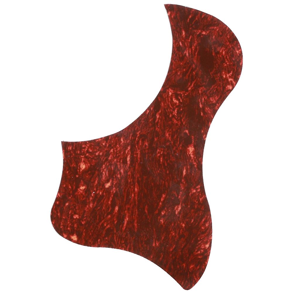 Red Tortoise Shell Duck Shape Guitar Pickguard PVC 4.3x6.4in