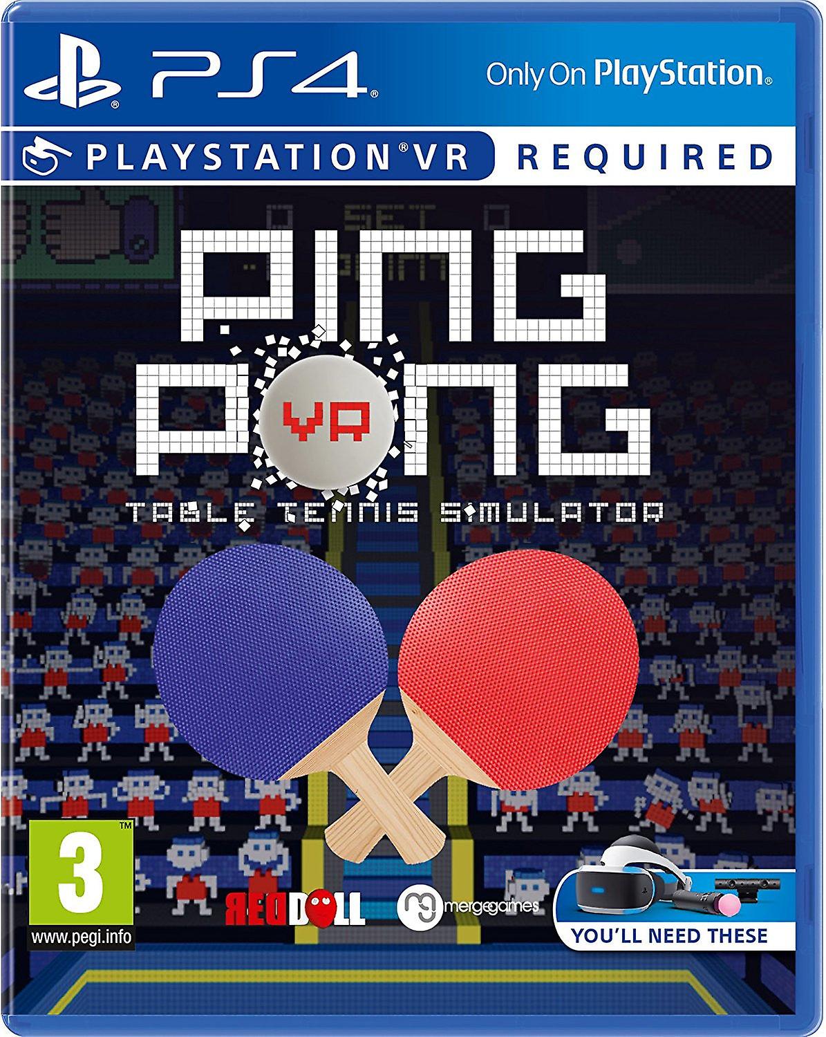 Ping Pong Vr: Table Tennis Simulator - Psvr