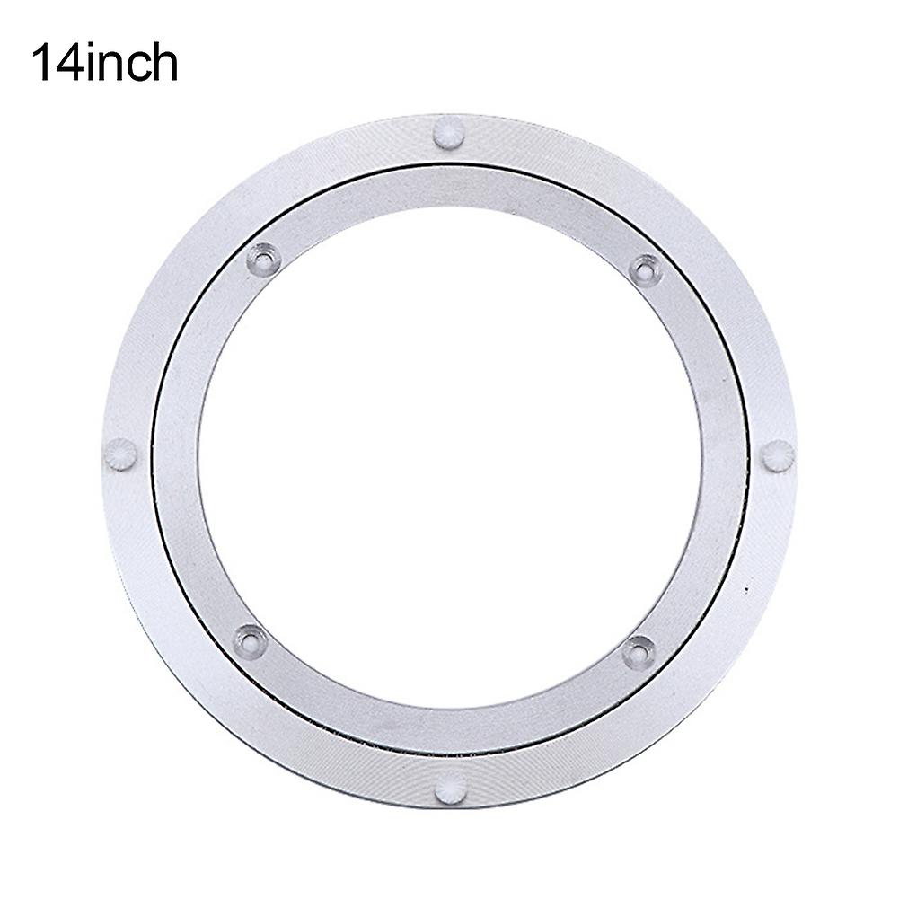 ZHOUBA Round Shape Aluminium Alloy Smooth Swivel Turntable Turnplate for Rotating Table
