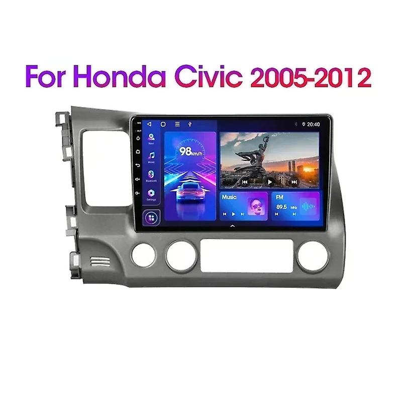 Android Car Radio Multimidia Video Player Navigation GPS Car Stereo For Honda Civic 2005-2012 2din