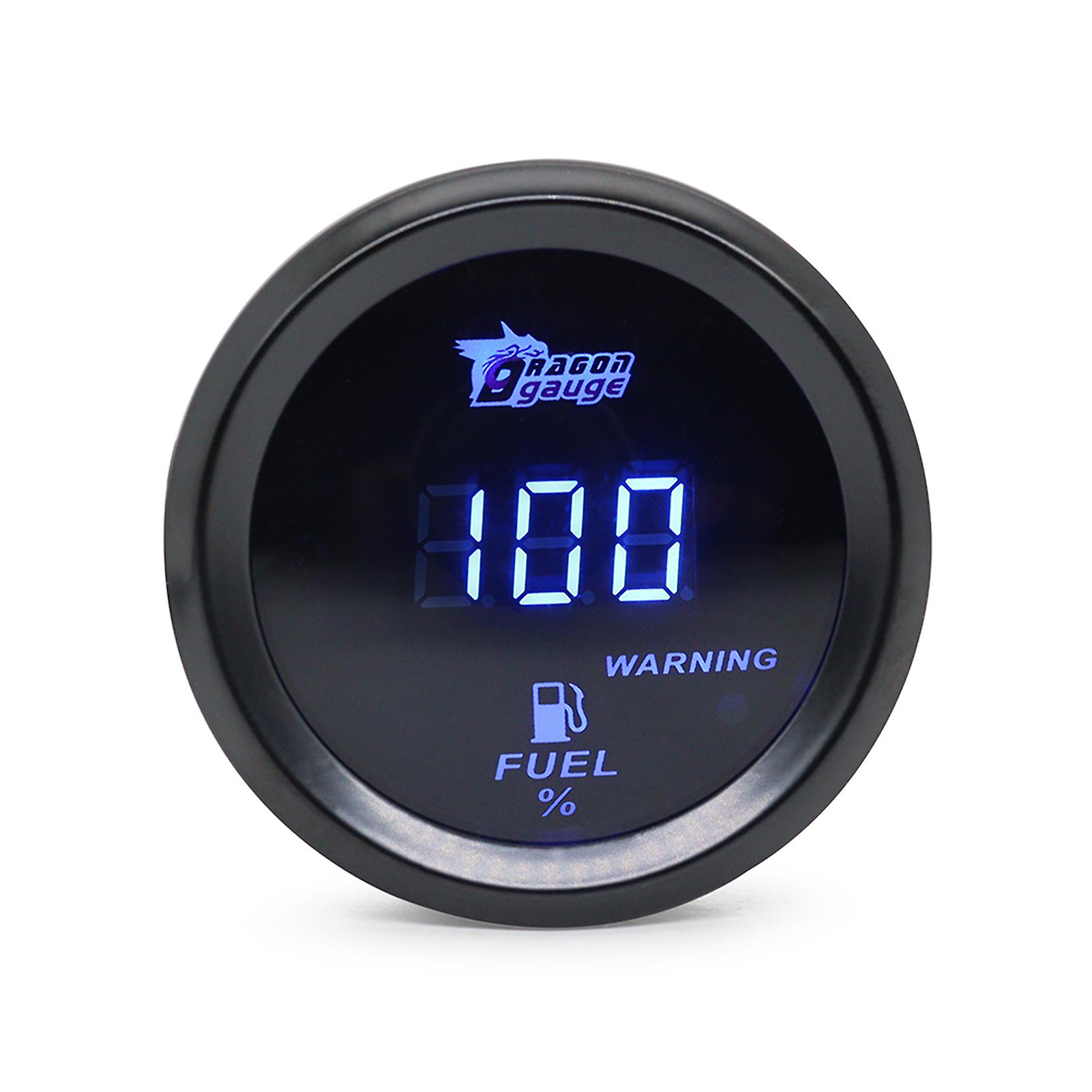 Universal 2inch 52mm 52mm Digital Display Car Fuel Level Gauge