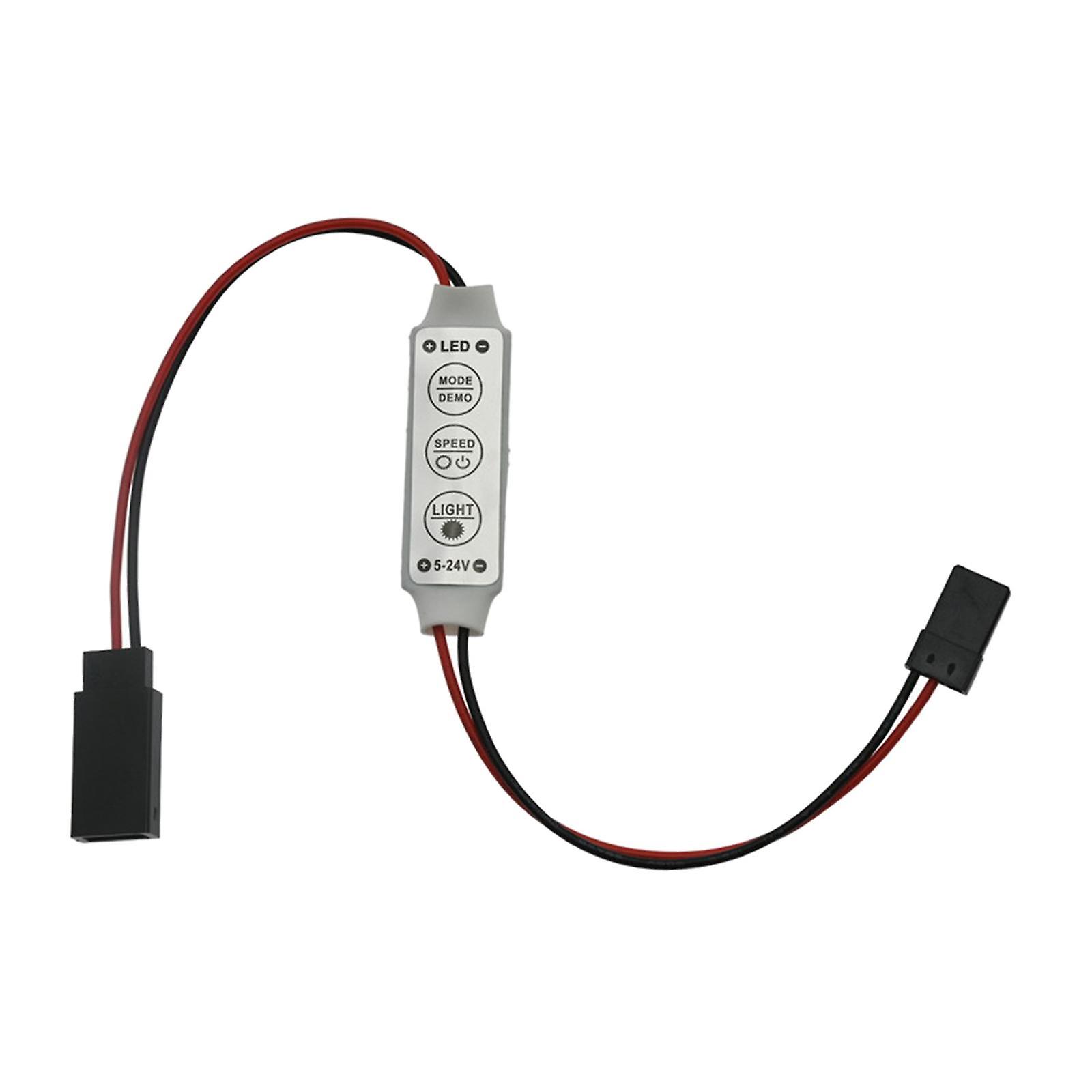 RC Crawler Car LED Light Control Switch Spare Parts Car Parts JR Plug Switch Multi Mode