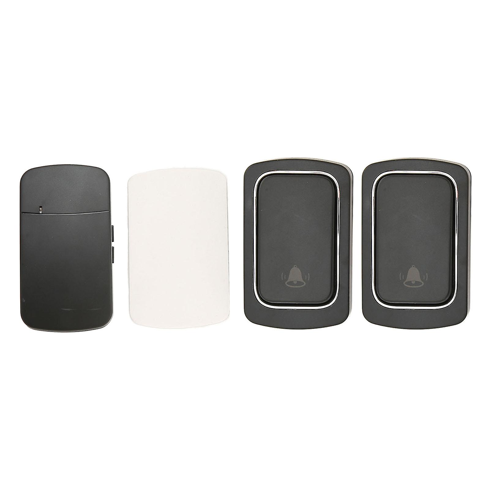 Battery-Free Wireless Doorbell - Self-Generating, Waterproof, 2-for-1 Design, Loud Sound