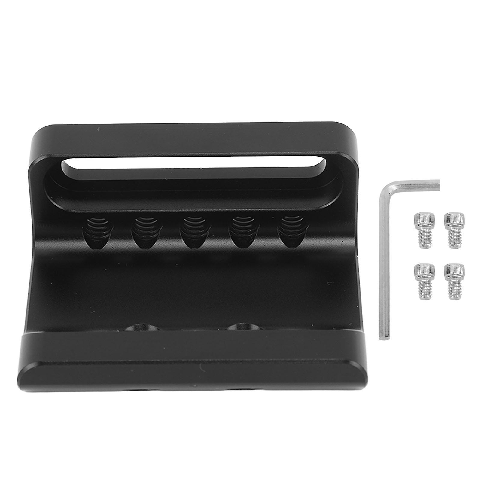 L Camera Mount Plate 1/4 Threaded Hole Aluminum Alloy Right Angle Camera Extension Bracket for Shoulder Brace System