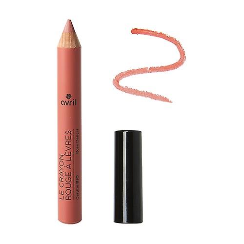 Delicate pink lipstick pencil - certified organic 1 unit (Pink)