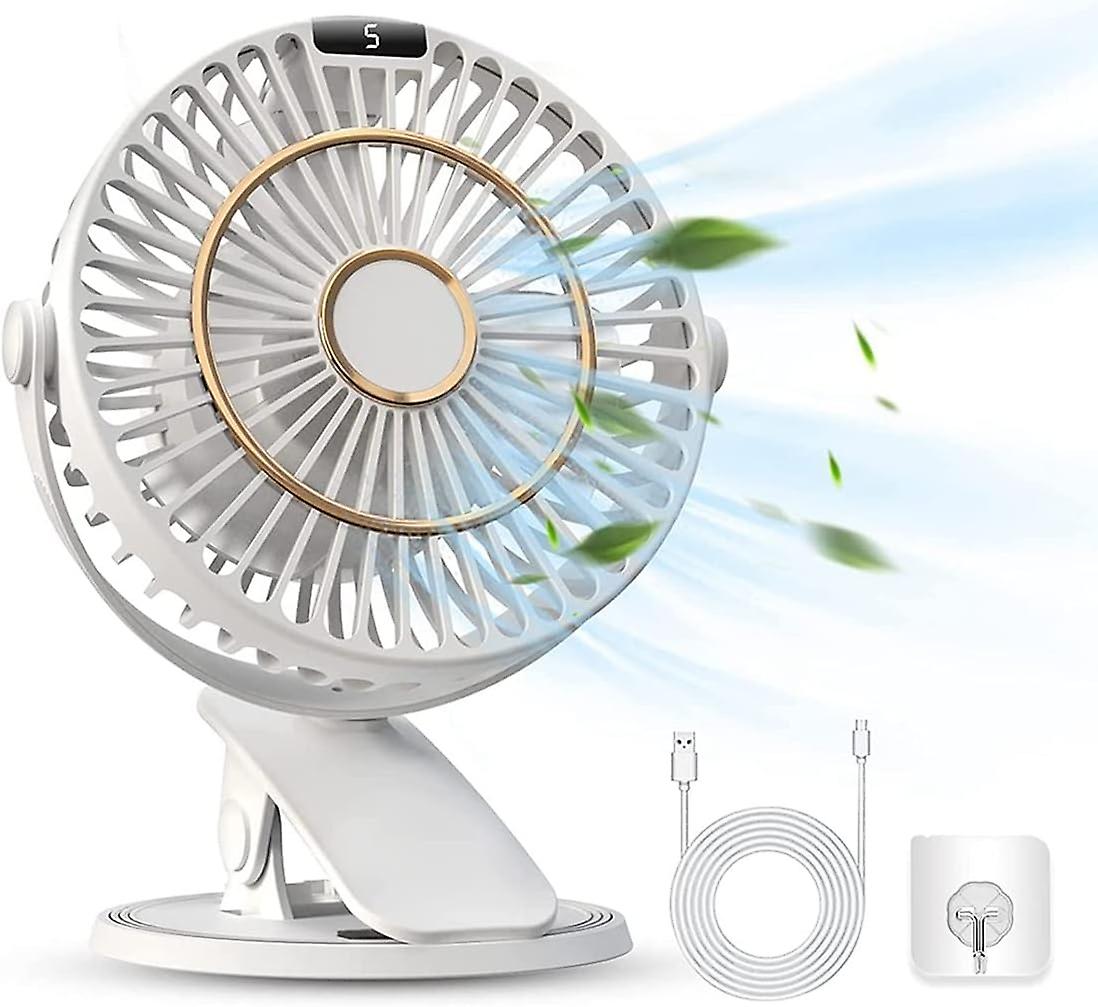 USB Rechargeable Quiet Desk Fan