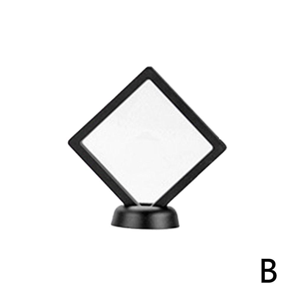 3D Floating Münzen Display Frames Stand Halter Fall Boxen für Schmuck