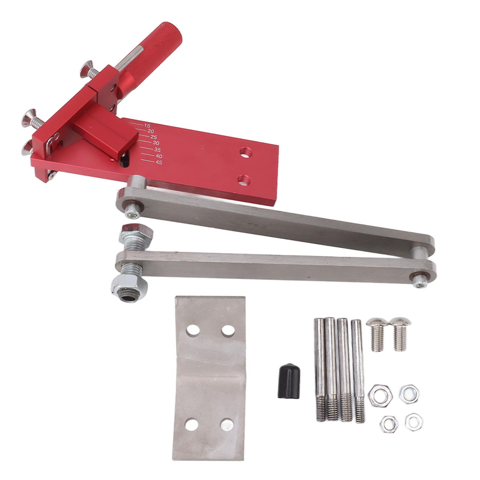 Sharpening Balancer for Lawn Mower Blades, Adjustable Angle 15°-45°, Anti-Slippery Handle for Enhanced Control, Durable Construction with