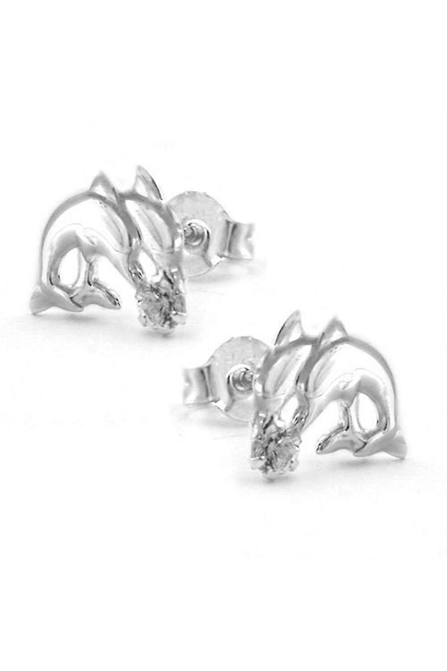 Earring Stud Dolphins Silver 925 - Gl92771