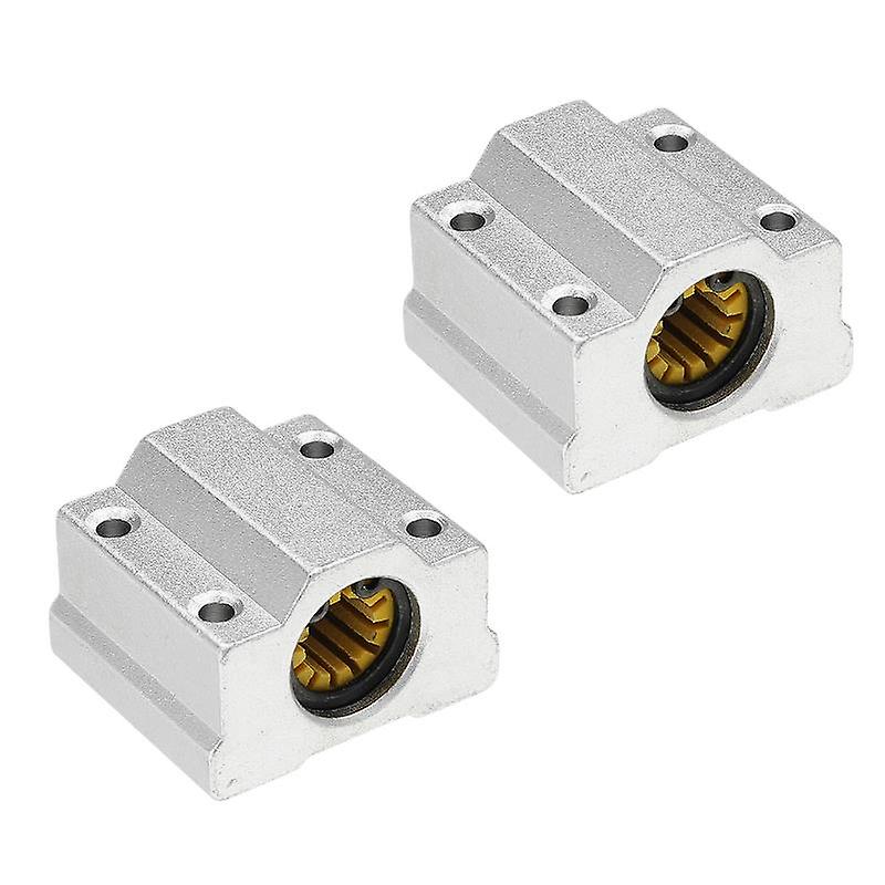 2Pcs Sc8uu 8mm Solid Polymer Linear Bearing Linear Motion Bearing Slide Bushing For Cnc