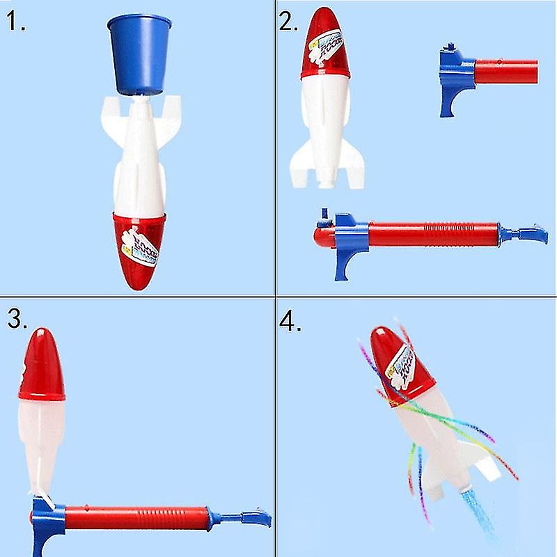 Rocket Launcher Outdoor Water Power Rocket Developing Intelligent Experiment Toy