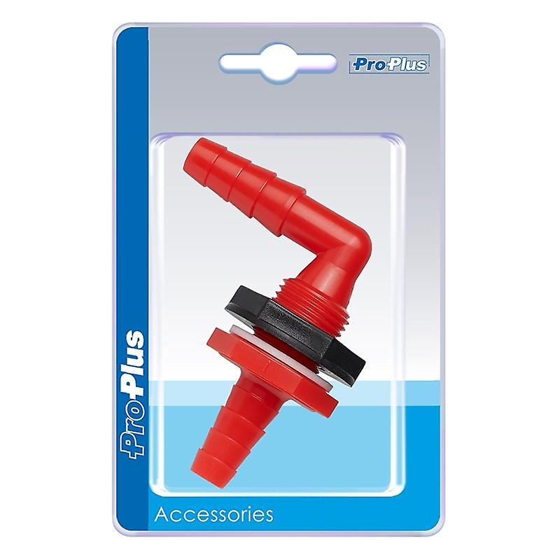 Water tank connector with connector 90 degrees 1/2" 10x12mm in blister